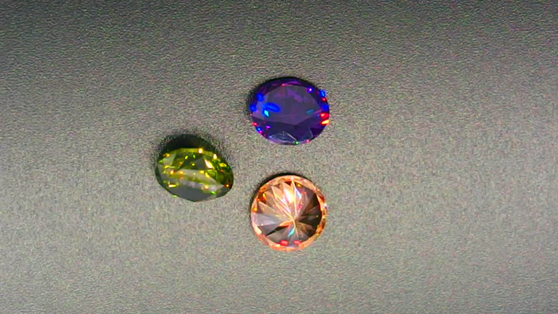 Synthetic Cubic Zirconia Cz Stone Round Zircon Stone Buy