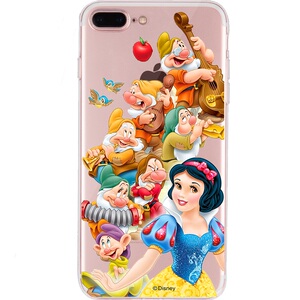 适用于白雪公主七个小矮人iphone8plus苹果Xsmax手机套软壳透明xr