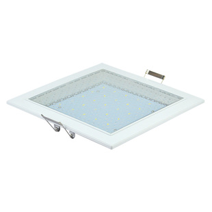 莱乐星方形LED厨卫灯厨房灯嵌入式吸顶灯卫生间浴室吊顶开孔暗装