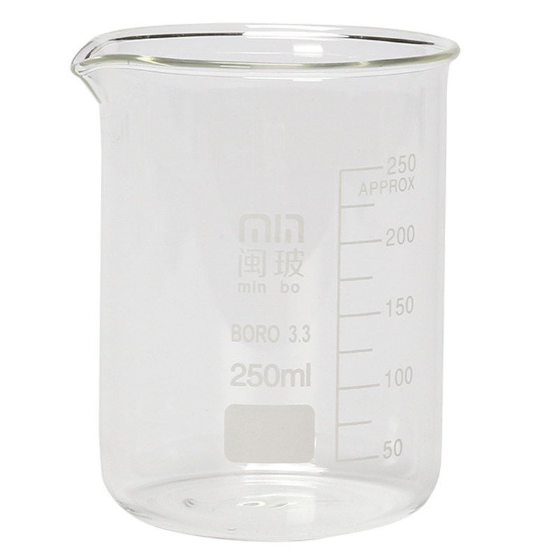 闽玻玻璃烧杯化学实验室耐高温刻度烧杯实验器材50/250/500ml_虎窝淘