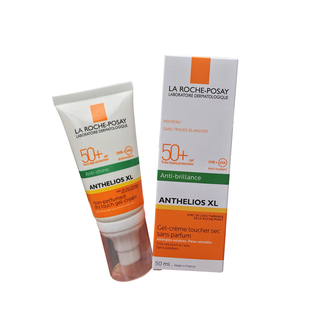 法国 理肤泉绿标特护清爽控油防晒乳霜SPF50+ 50ml油皮痘肌无酒精