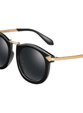 墨镜圆脸个性风显瘦街拍太阳镜