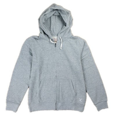 美国鹰纯色连帽开衫卫衣