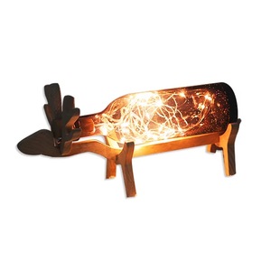 夜灯手工玻璃瓶台灯少女心房间装饰火树银花创意瓶塞灯led灯串