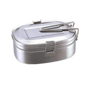 顺达不锈钢方形饭盒上班族分格蒸饭便当盒学生食堂打饭带饭餐盒