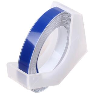 韩国MOTEX标签机色带6MM手动标签带标价机打码机摩登思凹凸3D刻字机dymo达美1610/1540打价格便签机打印字机