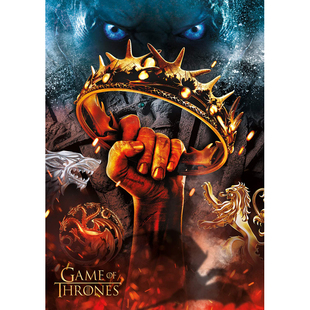 Buffalo HBO冰与火权力的游戏铁王座皇冠 500 1000片美国进口拼图