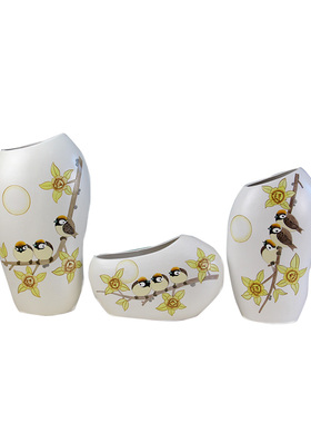 装饰花瓶现代家居陶瓷艺术品美式