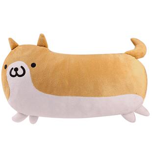 美琦动漫扔狗表情包单身狗创意搞怪柴犬二次元毛绒抱枕头周边靠垫