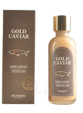 包邮韩国专柜SkinFood思亲肤黄金鱼子酱乳补水保湿紧致