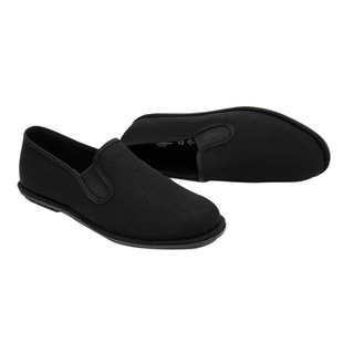 正品鲁泰老北京布鞋休闲鞋低帮户外运动鞋轻便透气黑色养生布鞋男