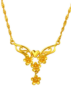 俏皮风镀金久不掉色锁骨链送请人