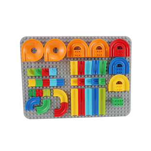 大颗粒积木滑道管道轨道滚珠小球配件零件散装拼装幼儿园儿童玩具