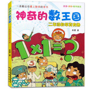 二年级数学真有趣 (注音美绘数学童话)神奇的数王国中小学生一二三四年级课外阅读畅销书籍少儿6-7-8-9揭秘数学让你爱上数学