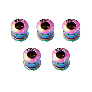 litepro山地车公路自行车单盘钉 折叠车钢盘钉 电镀炫彩牙盘螺丝