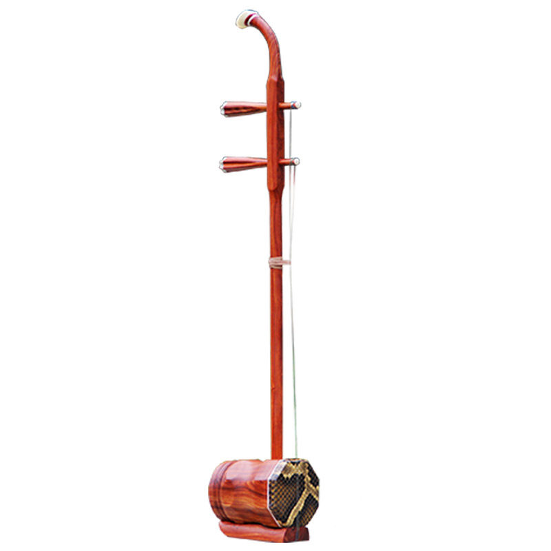 梵巢民族拉弦乐器专业演奏中胡乐器红檀木中音赠盒子松香琴码弓子