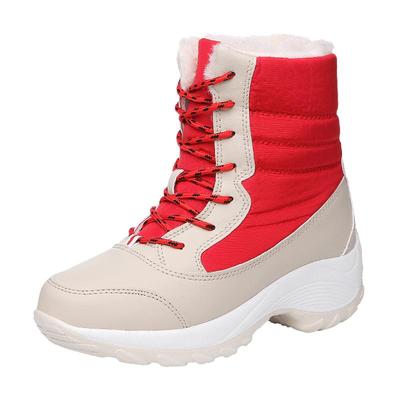 防滑雪地靴加厚学生中筒保暖棉鞋