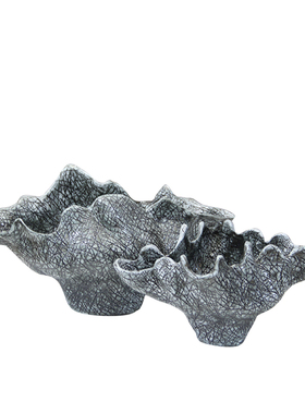 北欧风异形陶瓷电视柜茶几花器