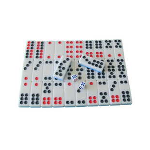 特大号竹丝牌九实心加厚骨牌晶玉牌九牌天九牌顶牛大九牌包邮色子