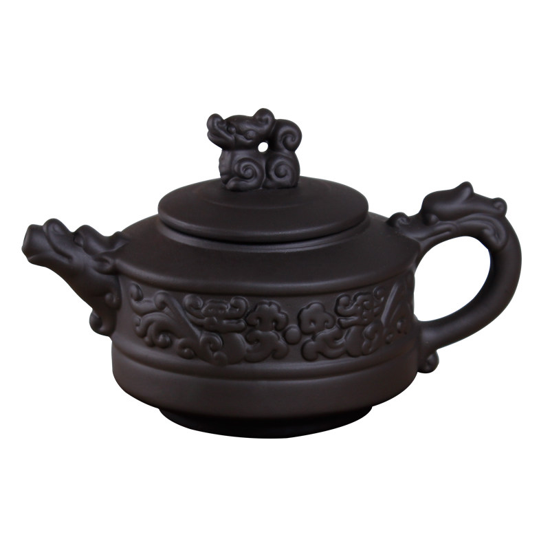 新品特价宜兴紫砂祥云包邮茶壶