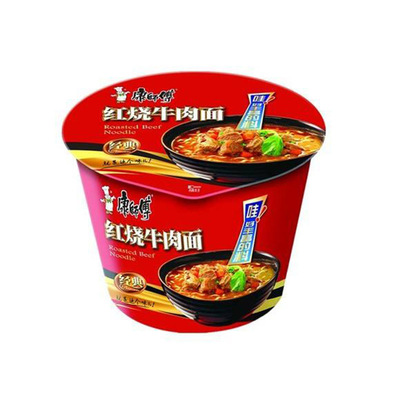 康师傅红烧香辣牛肉速食面