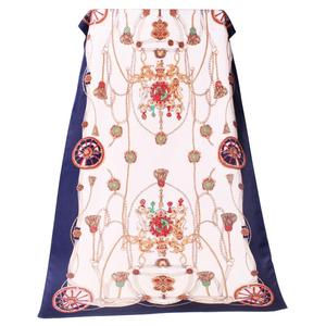 两头门 秋冬季新款纯真丝长丝巾100%桑蚕丝围巾丝绸披肩礼盒装