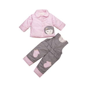 手工棉衣宝宝冬棉花套装冬季加厚婴儿新生儿纯棉棉裤棉服女婴幼儿