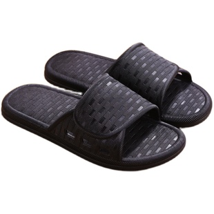 浴室拖鞋夏季居家男女宾馆情侣拖鞋室内防滑洗澡居厚底塑料凉拖鞋