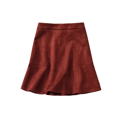 26春走路间的灵动美感 包臀小性感 麂皮绒质感面料 浪漫鱼尾裙