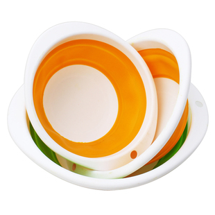 饵料盆折叠饵料盘方便携带拌饵盆大中小号鱼饵盘开饵拌饵盘鱼食盘