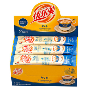 喜之郎优乐美条状奶茶25g 抹茶 阿萨姆 锡兰 伯爵 低糖办公室冲饮