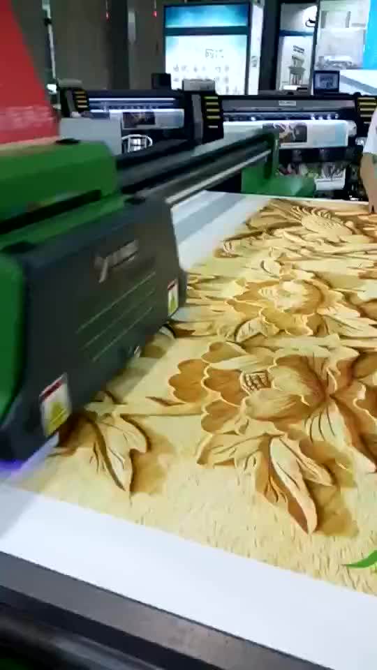 Wide Format Color Ink Printing Uv Led Flatbed Inkjet Printer Machine 