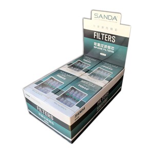 sanda三达烟嘴双重过滤18个装