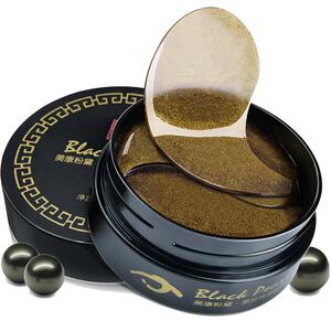 美康粉黛黑珍珠凝胶眼膜60片淡化黑眼圈细纹提拉紧致眼袋补水保湿
