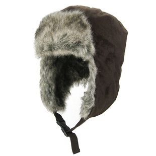 儿童帽子秋冬季男童雷锋帽加绒温暖机车帽仿鹿皮绒纯色休闲护耳帽