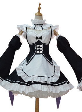 Re:从零开始的异世界生活 雷姆拉姆cosplay女装女仆服大码超大码