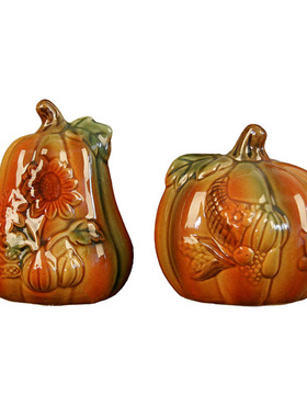 丰收节感恩节装饰品南瓜精致节日