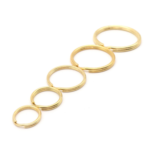 金色钥匙圈不锈钥匙环小圈钥匙链汽车钥匙扣细环创意女士金属挂件