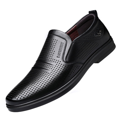 老人头休闲风套脚透气韩版凉鞋