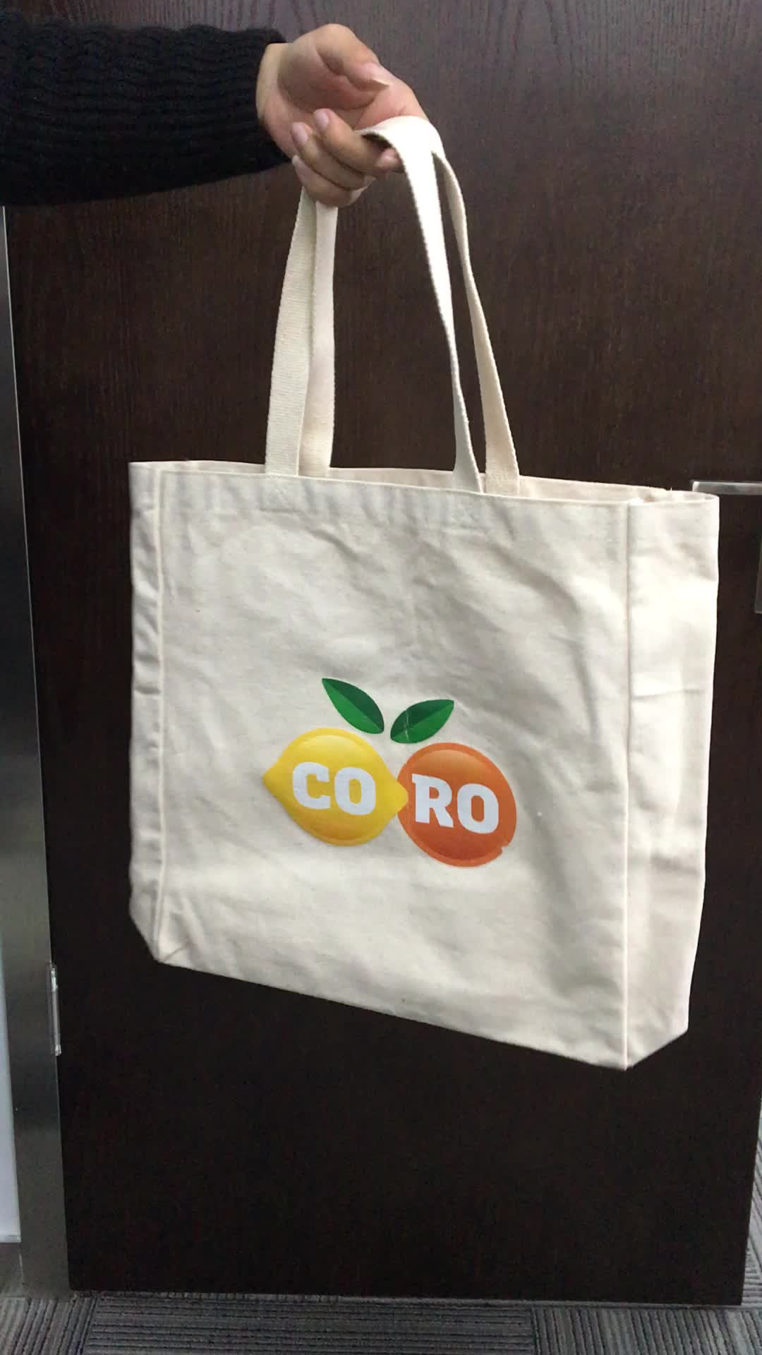 organic cotton reusable grocery bags
