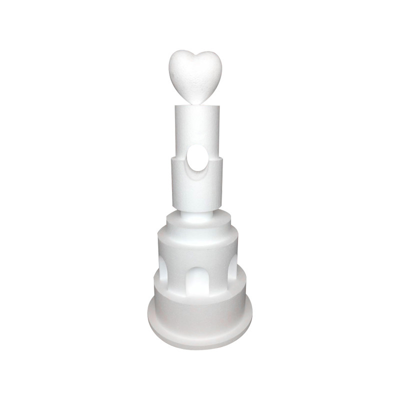 甜品台心形泡沫模型组合蛋糕胚