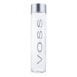 挪威芙丝VOSS无气进口天然矿泉水375ml*24瓶整箱玻璃瓶泡茶水