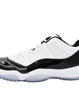 AJ11黑白low低帮篮球鞋