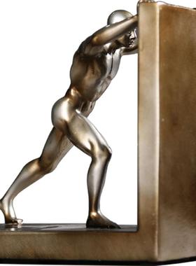 北欧简约创意书房客厅酒柜装饰品摆件书挡 书靠 书立摆设工艺品