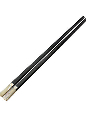 乌木筷子酸枝深海家用银刻字原木