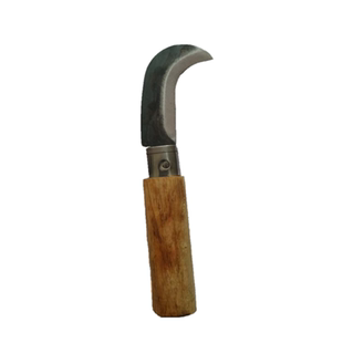 折叠木柄小刀搭建工具弯刀钩刀排山刀搭棚专用刀弯刀勾刀抠刀随身