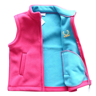 摇粒绒春秋坎肩幼儿园定做背心
