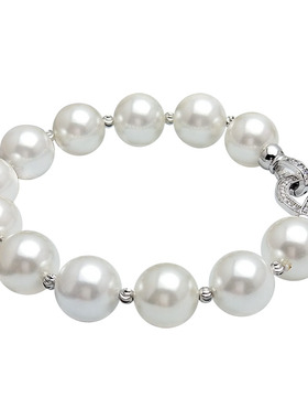 手链大珍珠小众夸张手镯手环