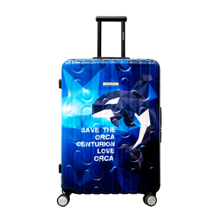 明星同款百夫长高颜值卡通学生潮牌旅行拉杆行李密码箱20 24 28寸