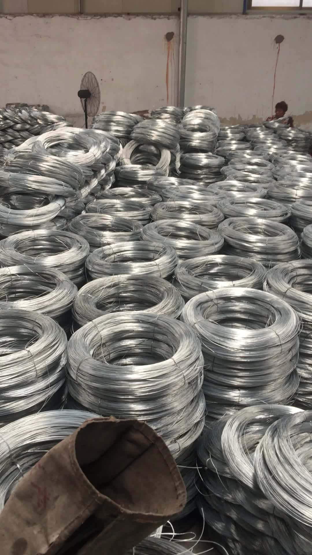 Low Carbon Steel Wire 16 Gauge Hot Dipped Galvanized Wire / 18g Electro